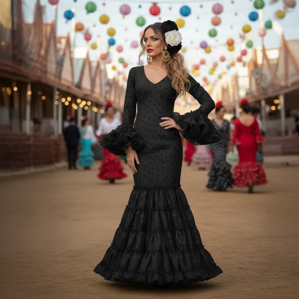 Traje Flamenca: Esmeralda