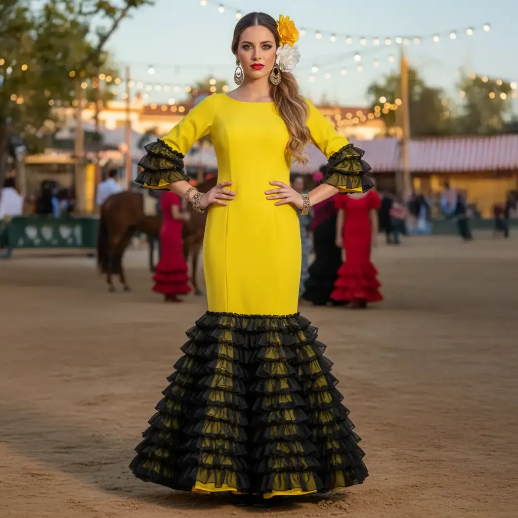 Traje Flamenca Modelo Isabel