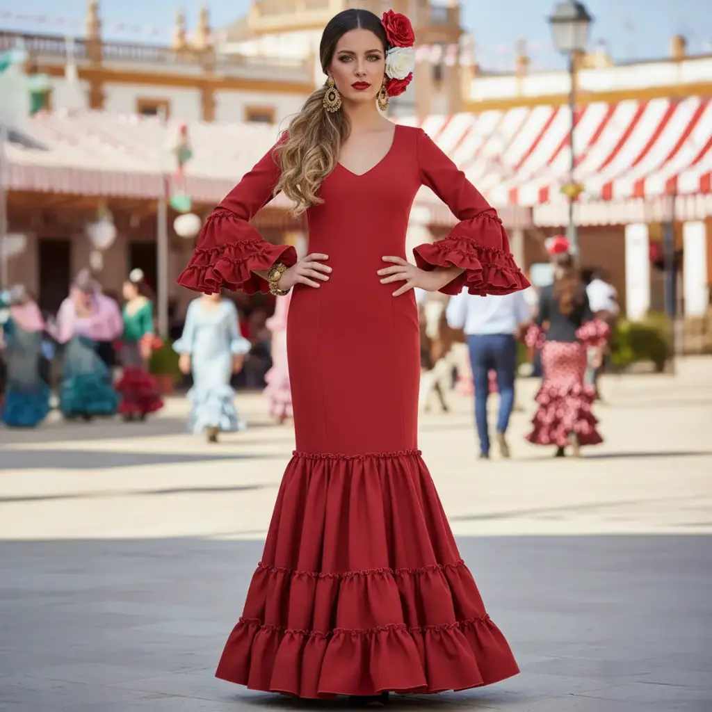 Traje Flamenca Modelo Carolina