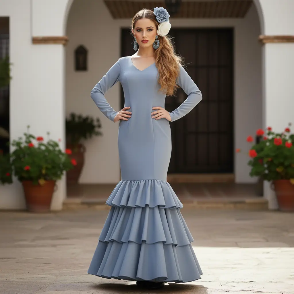 Traje Flamenca Modelo Cala