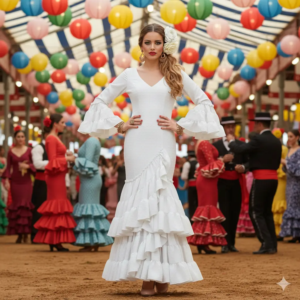 Traje Flamenca Modelo Begonia