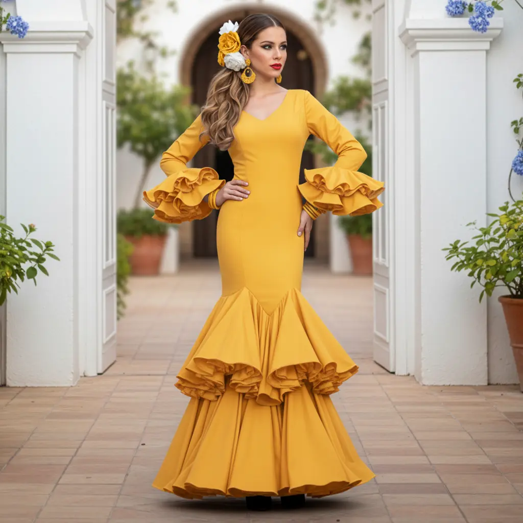 Traje Flamenca Modelo Alhambra