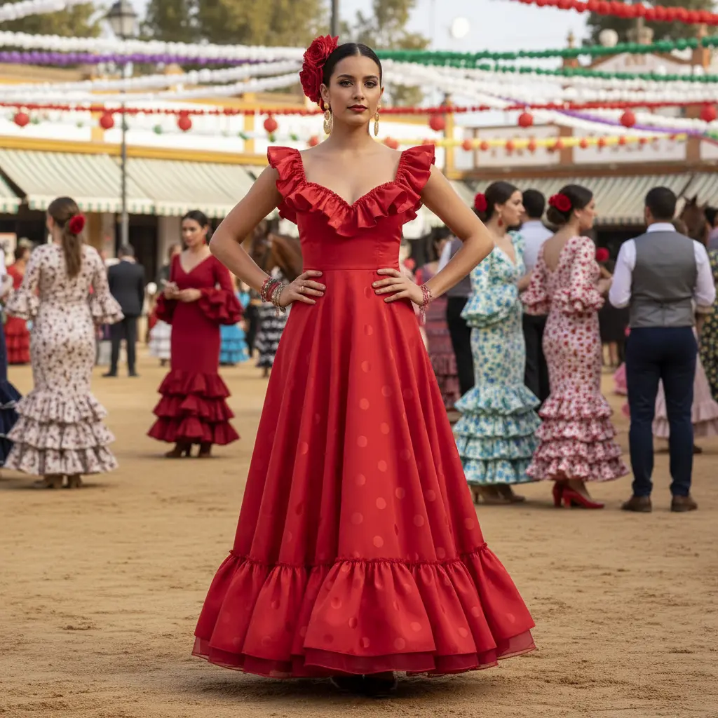 Traje Flamenca: Mónica