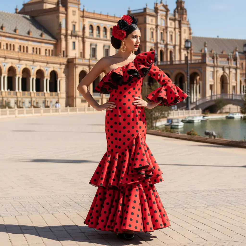 Traje Flamenca: Paraíso