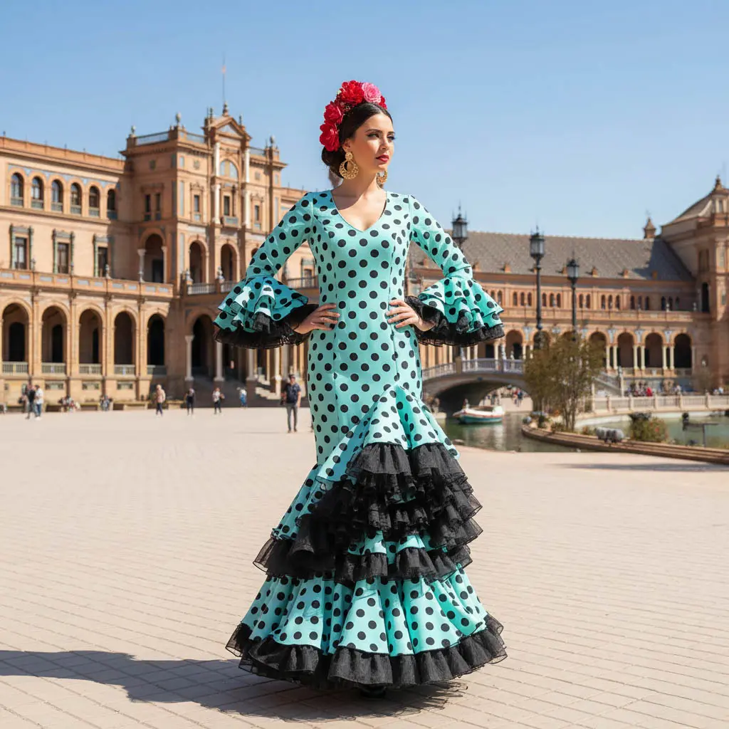 Traje Flamenca: Calahorra