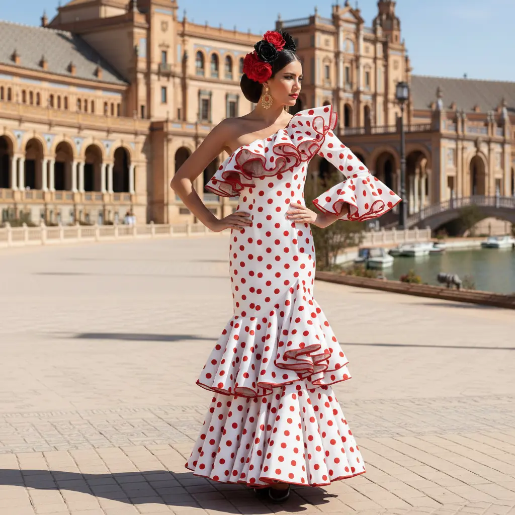 Traje Flamenca: Paraíso
