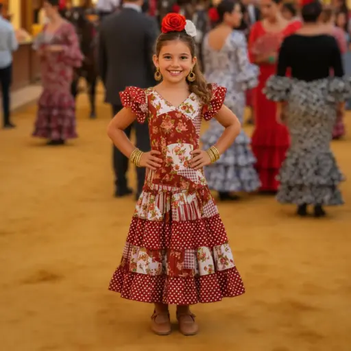 Traje Flamenca Niña: Marisma