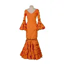 Traje de flamenca: Buganvilla