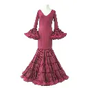 Traje de flamenca: Esmeralda