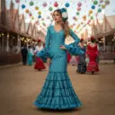 Traje Flamenca: Esmeralda