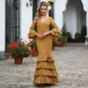 Traje Flamenca Modelo Patios Bambula