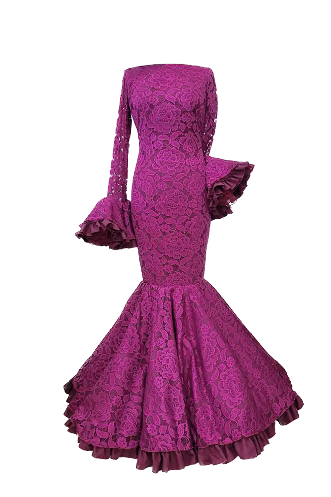 traje flamenca modelo tulipan